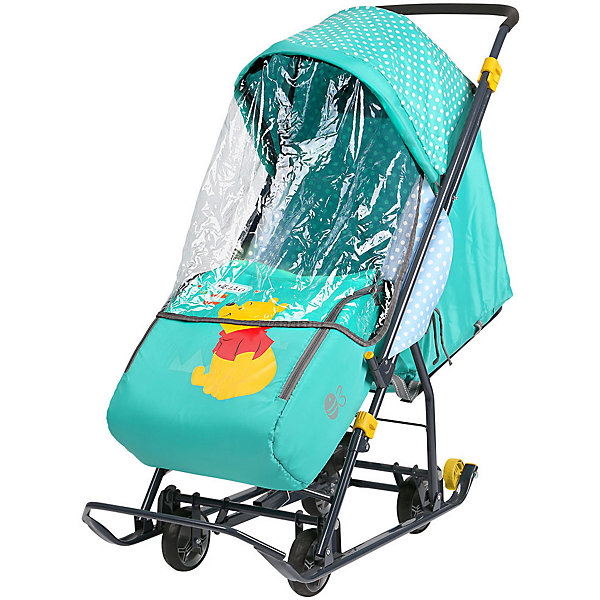 Купить санки-коляска ника детям disney baby 1 винни изумрудный ( id 10406873 )