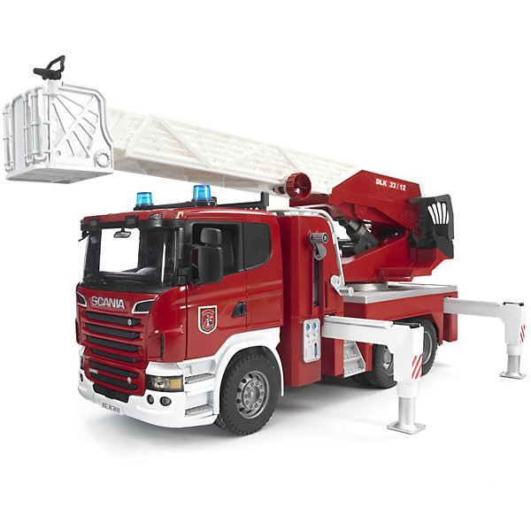 Купить пожарная машина bruder scania с выдвижной лестницей и помпой ( id 2514132 )