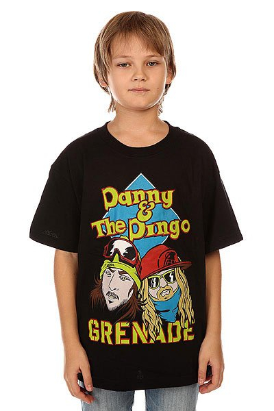 Купить футболка детская grenade danny & dingo black черный ( id 1132421 )